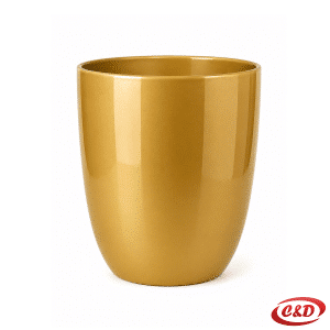 zlatna saksija lala promjer 18 cm plastična