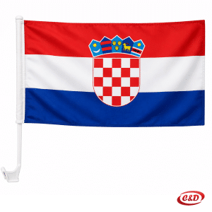 Mini zastava Hrvatska za auto