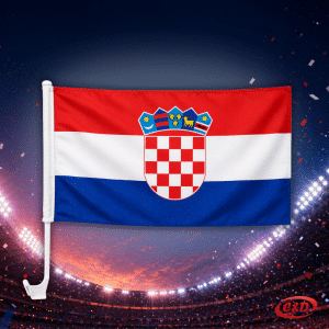 Mini zastava Hrvatska za auto