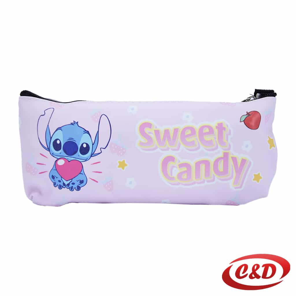 roza pernica s motivom Stitcha i natpisom Sweet Candy dimenzija 20 × 8 × 2 cm