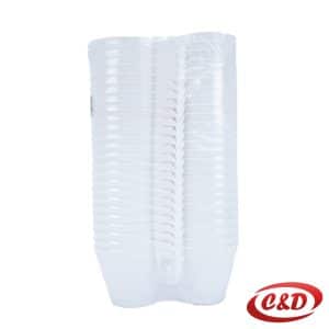 bijele plastične šalice za kavu 100 ml 50 kom