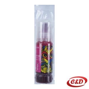 crvena akrilna boja 70 ml u plastičnoj bočici dimenzija 13 × 3 cm