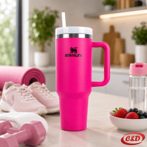 roza termosica 40 oz sa slamkom 1.18L