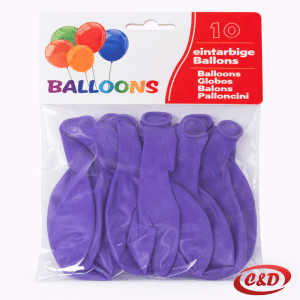 ljubičasti mat baloni 30 cm pakiranje 10 komada