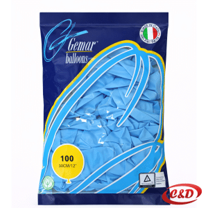 Plavi mat baloni 30 cm pakiranje 100 komada