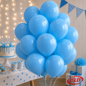 Plavi mat baloni 30 cm pakiranje 100 komada