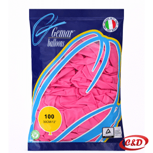 Roze mat baloni 30 cm pakiranje 100 komada