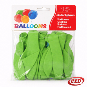 zeleni mat baloni 30 cm pakiranje 10 komada