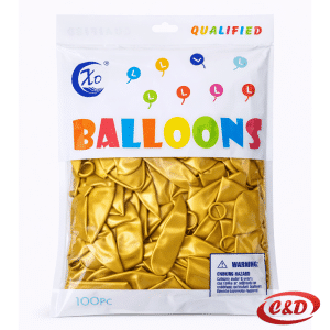 Zlatni sjajni baloni 30 cm 100 komada