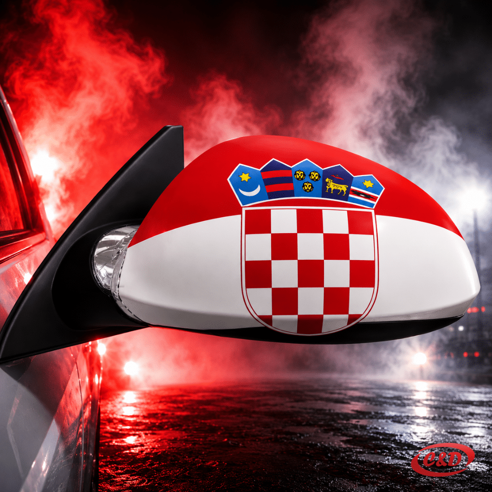 Navlake za retrovizore Hrvatska 2 komada