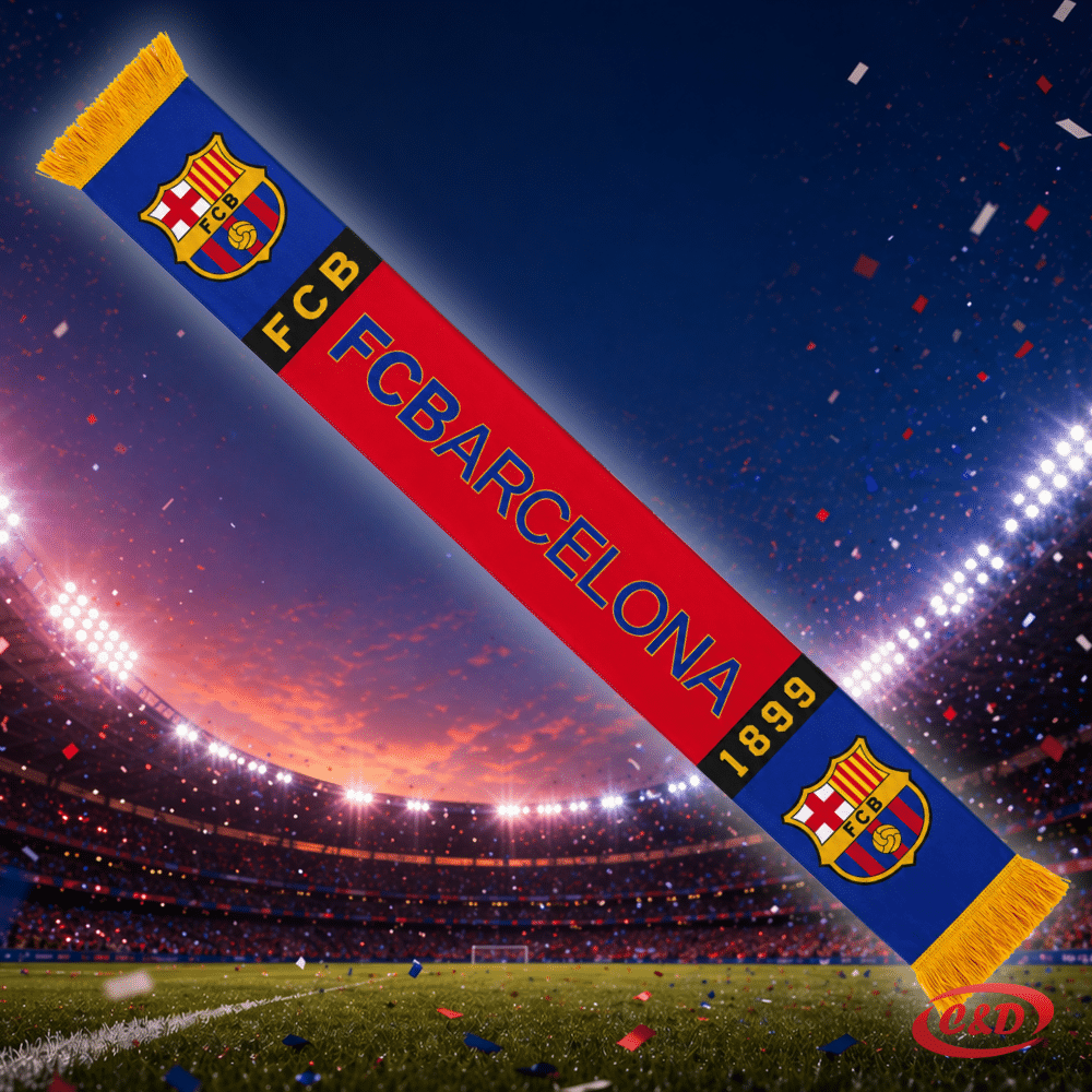 Navijački šal FC Barcelona 100x30 cm