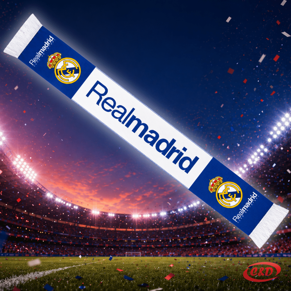 Navijački šal Real Madrid 100x30 cm