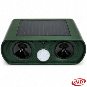 solarno ultrazvučni rastjerivač krtica sa PIR senzorom