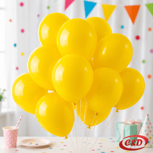 Žuti mat baloni 30 cm pakiranje 10 komada