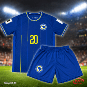 Dječji dres Bosna i Hercegovina broj 11 Džeko sa šorcem