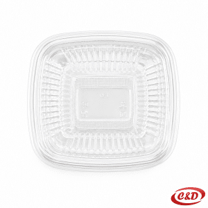 prozirna PET posuda za transport hrane 375 ml dimenzija 10 x 8 x 5 cm