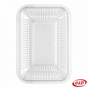 prozirna PET posuda za transport hrane 750 ml dimenzija 17 x 11 x 5 cm