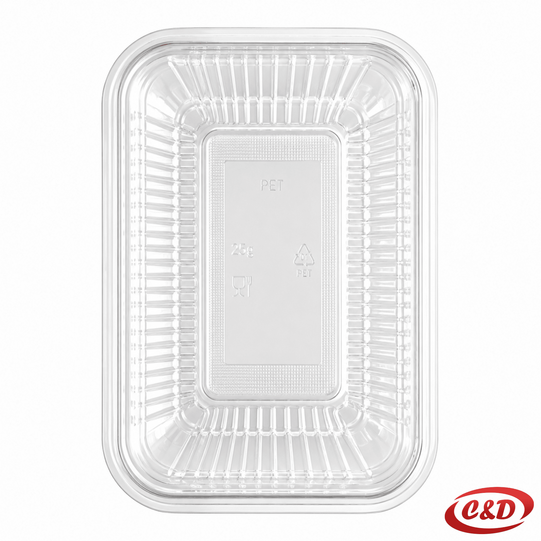 prozirna PET posuda za transport hrane 750 ml dimenzija 17 x 11 x 5 cm