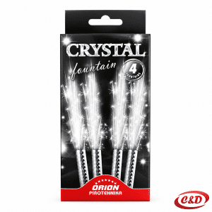 crystal fountain fontana za tortu srebrna 12 cm 4 komada