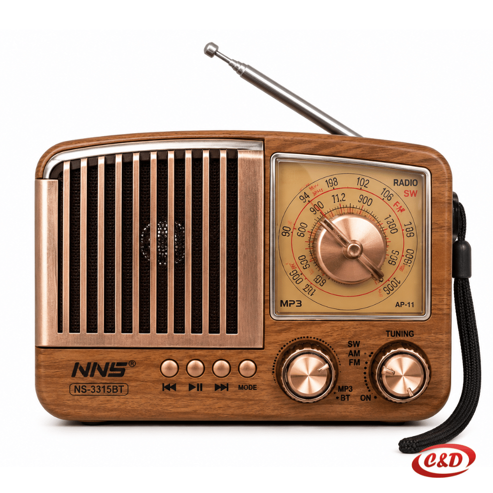 NNS NS-3381 prijenosni radio s Bluetooth, USB i TF podrškom