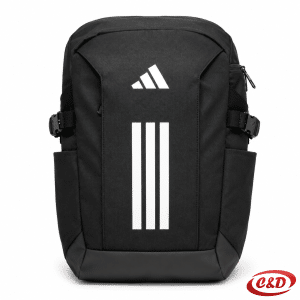 Adidas Power VIII crni ruksak s bijelim logotipom, anatomskim leđima i zapremninom 26,5 litara