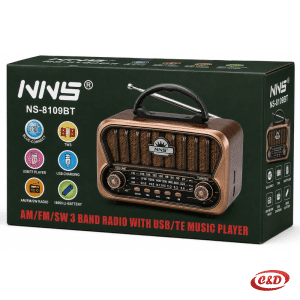 NNS NS-8109BT prijenosni radio Bluetooth USB TF