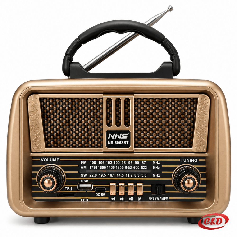 NNS NS-8068BT prijenosni radio Bluetooth USB TF