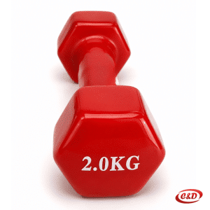 Bučica 2,5 kg gumirana crvena