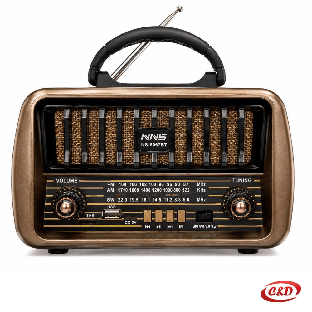 NNS NS-8067BT prijenosni radio Bluetooth USB TF