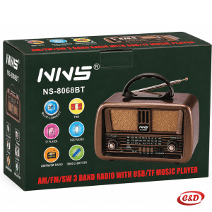 NNS NS-8068BT prijenosni radio Bluetooth USB TF