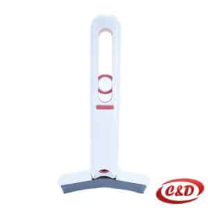 Bijeli prijenosni samocijedeći mini mop od ABS plastike s PU spužvom dimenzija 25 × 6,5 × 5 cm