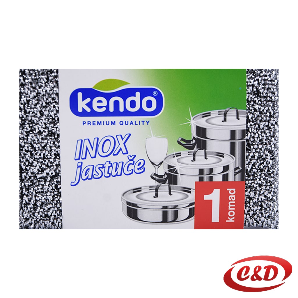 Inox žica jastuk za pranje posuđa dimenzija 11 × 7 cm