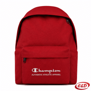Champion Authentic Athletic Apparel crveni ruksak od poliestera, zapremnine 20 L i dimenzija 40 × 25 × 14 cm