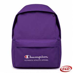 Champion Authentic Athletic Apparel ljubičasti ruksak od poliestera, zapremnine 20 L i dimenzija 40 × 25 × 14 cm