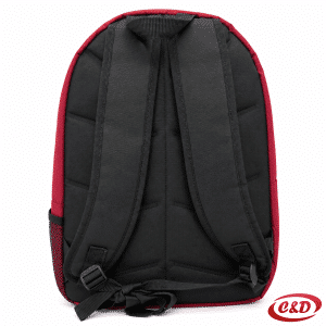Nike crveni ruksak od poliestera, zapremnine 24 L, dimenzija 45 × 30 × 15 cm