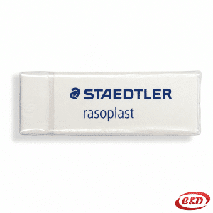 Bijela Staedtler gumica za brisanje dimenzija 6 × 2 × 1 cm