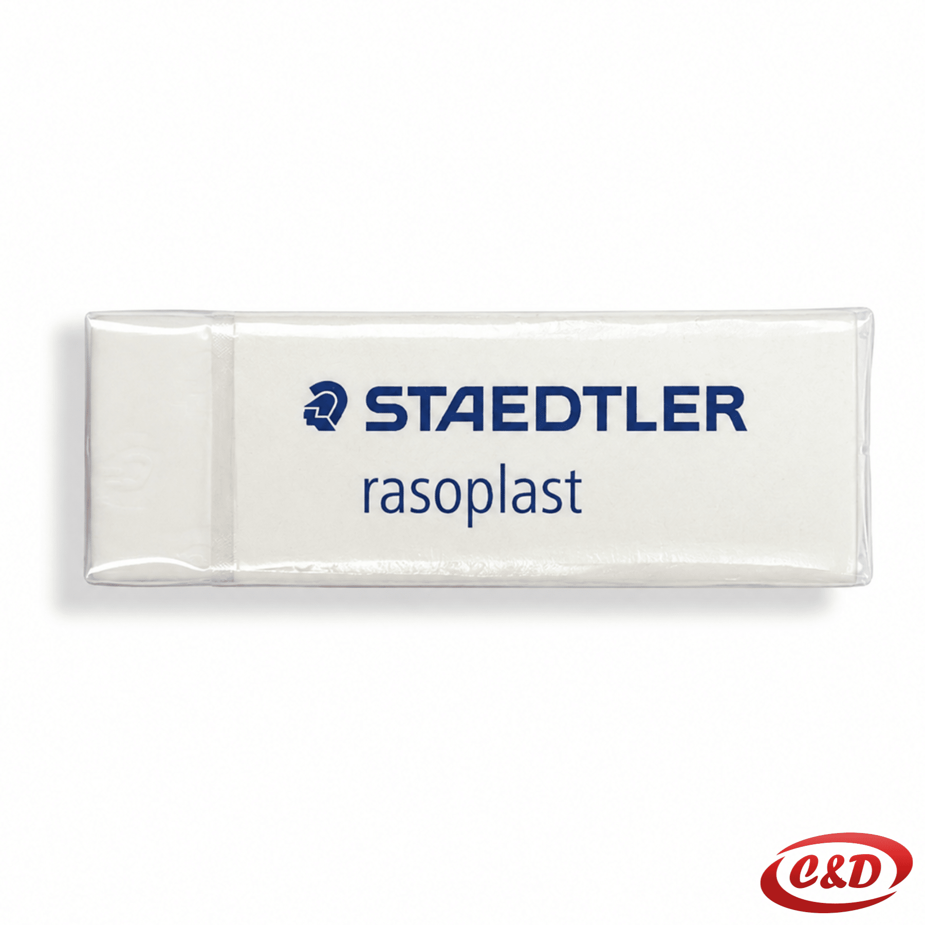Bijela Staedtler gumica za brisanje dimenzija 6 × 2 × 1 cm
