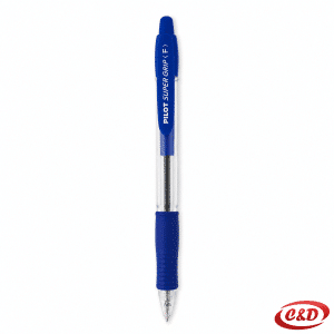 Pilot Super Grip BPGP-10R-F-L plava kemijska olovka s plavom tintom