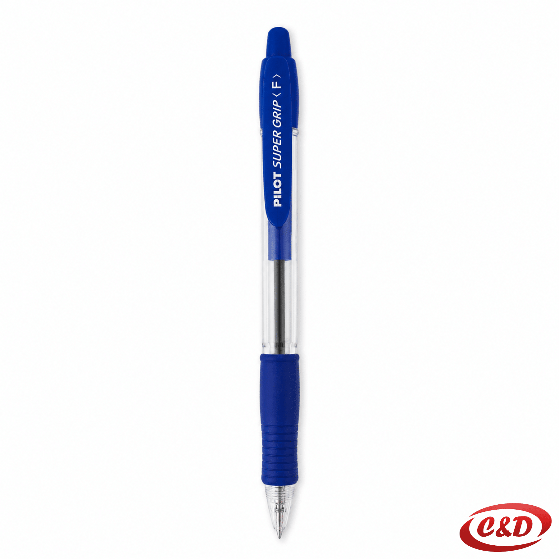 Pilot Super Grip BPGP-10R-F-L plava kemijska olovka s plavom tintom