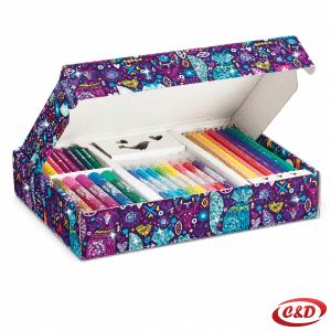 Maped Color'Peps Glittering Colouring Kit s glitter flomasterima, glitter ljepilima i bojicama