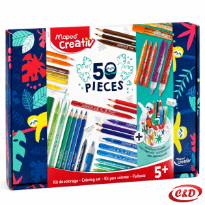 Maped Creativ Color'Peps 50/1 set s bojicama, flomasterima, glitter ljepilima i DIY stalkom