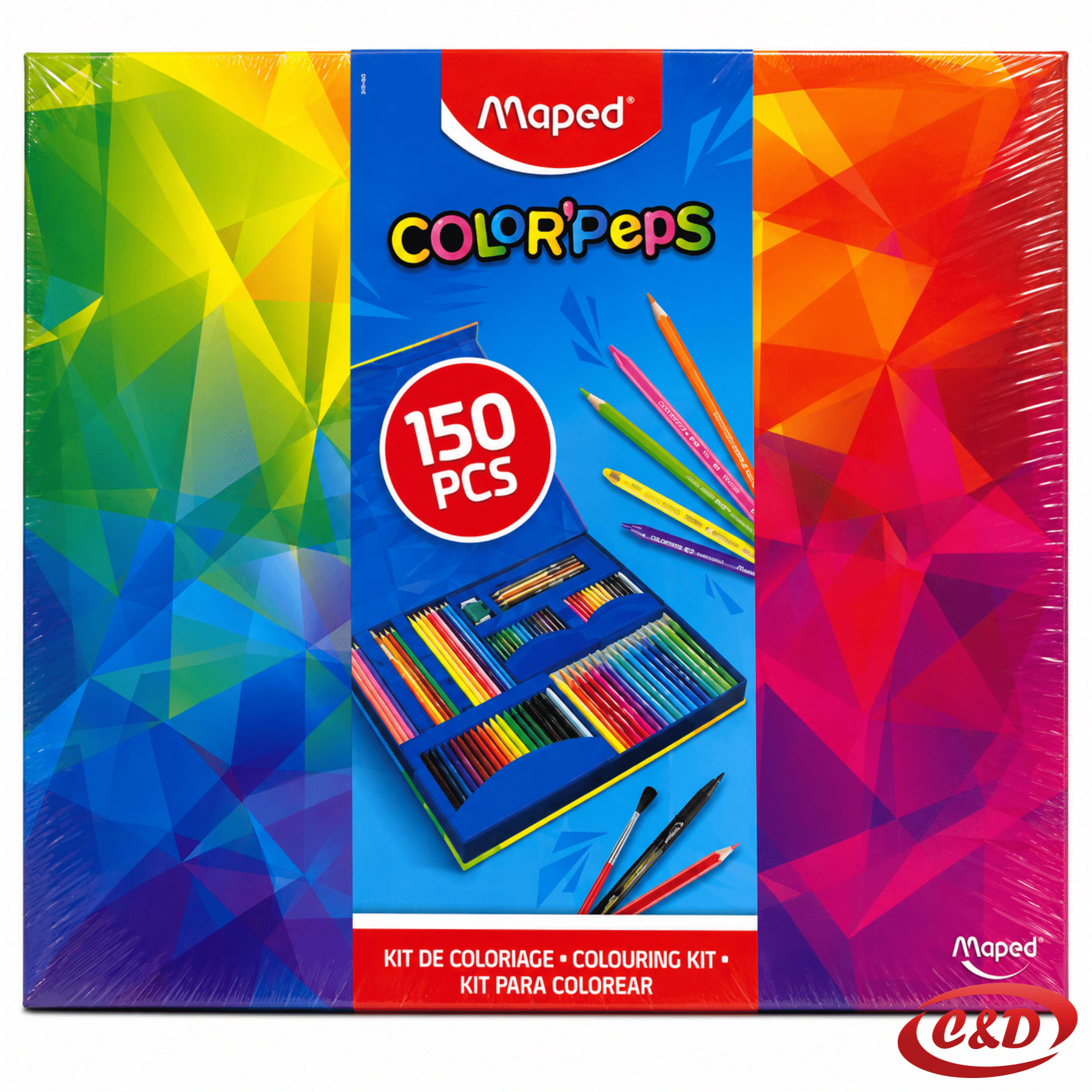 Maped Color'Peps 150/1 kreativni set sa 150 dijelova u premium koferu