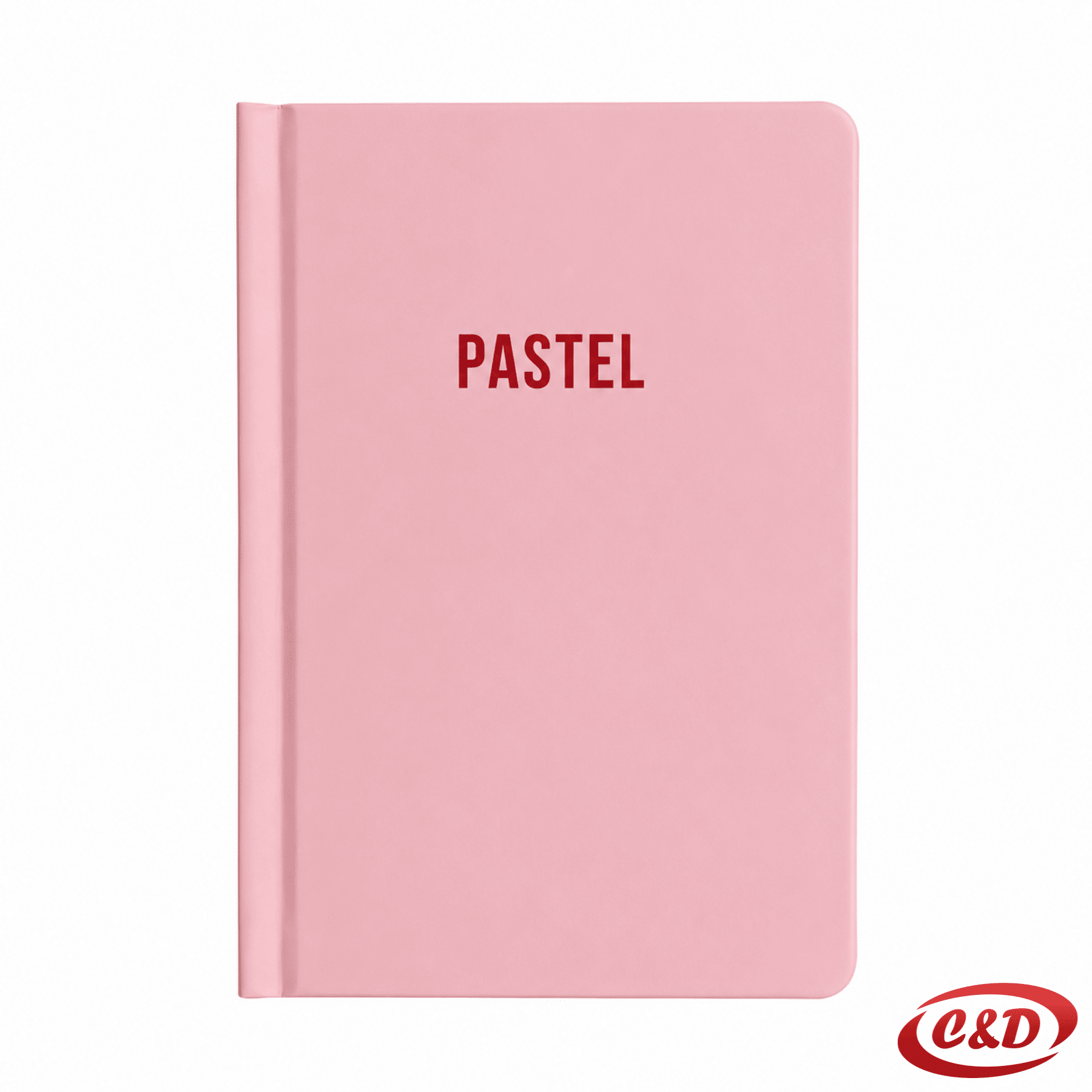 Pastelno roza A6 notes s tvrdim uvezom i 96 listova s linijama
