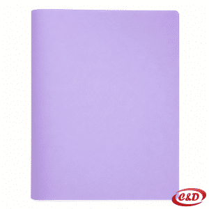 Tip Top Office ljubičasta PVC fascikla A4 s metalnim mehanizmom i 2 O-prstena