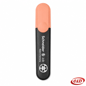 Schneider Job narančasti tekst marker s kosim vrhom 1–5 mm