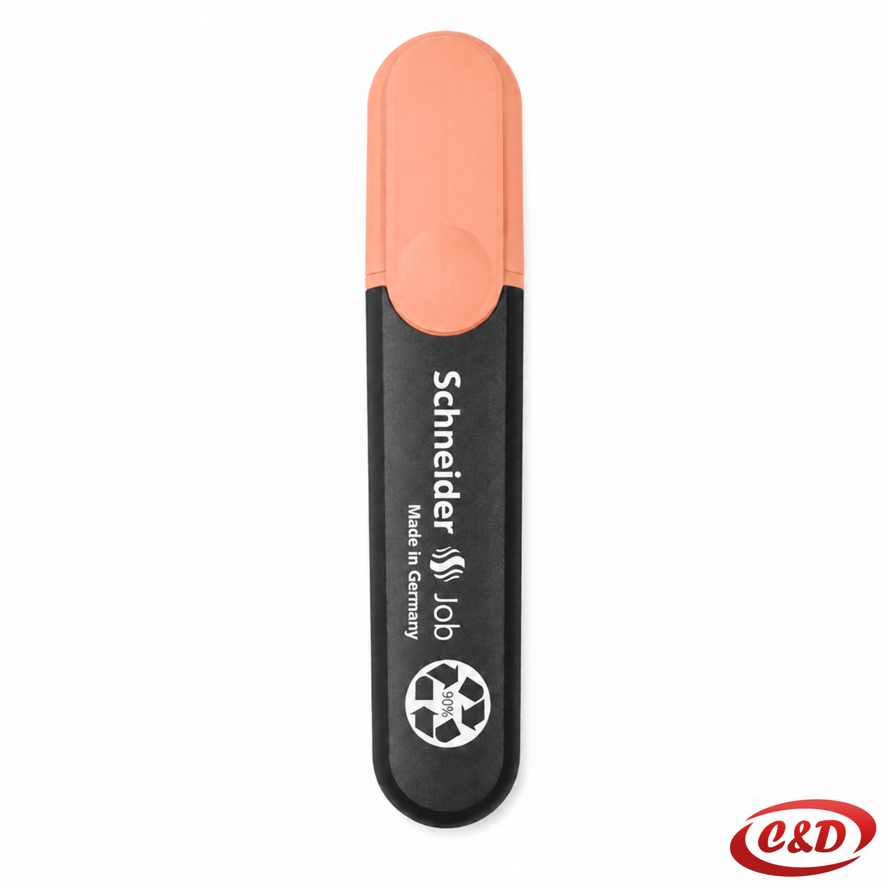 Schneider Job narančasti tekst marker s kosim vrhom 1–5 mm