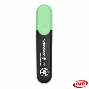 Schneider Job zeleni tekst marker s kosim vrhom 1–5 mm