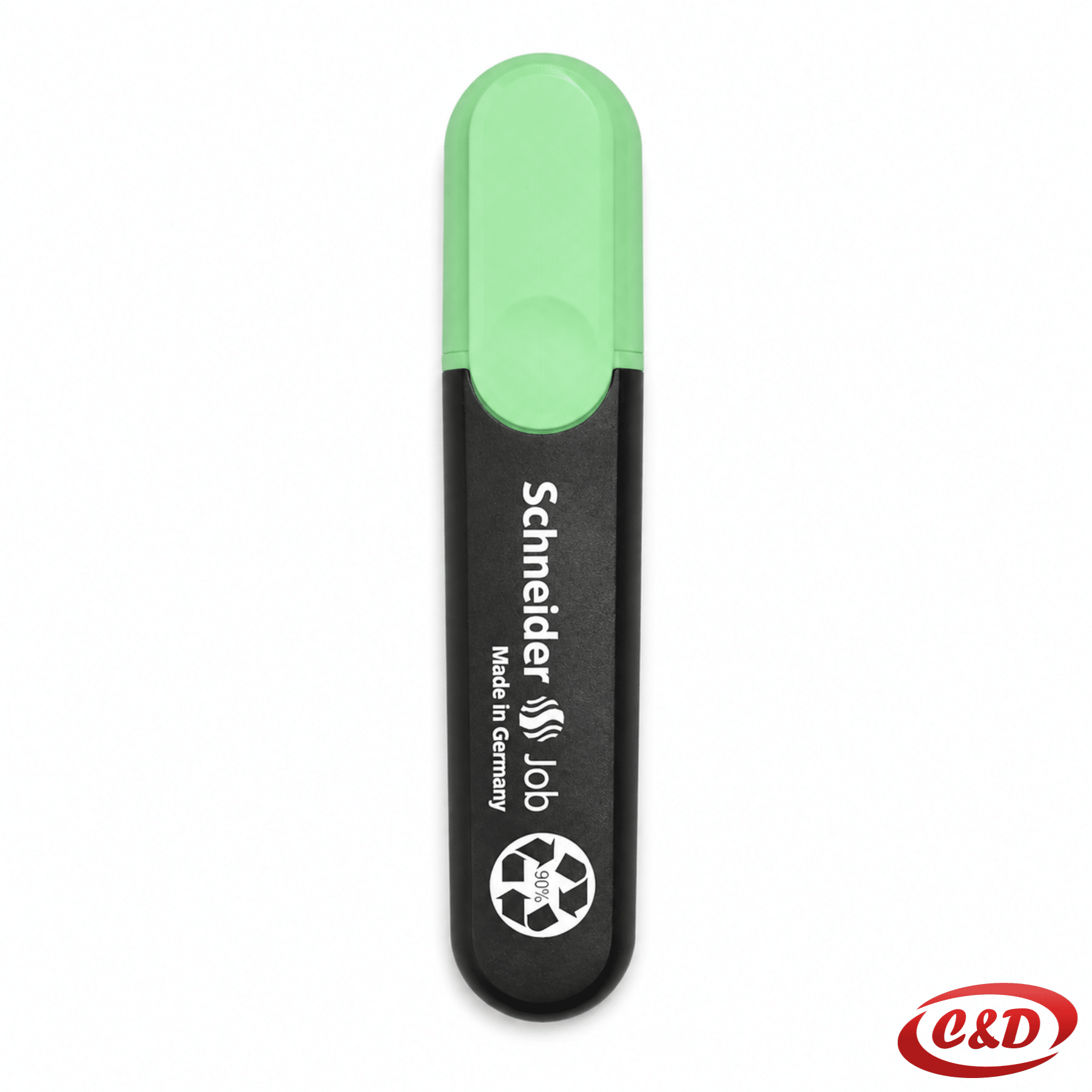 Schneider Job zeleni tekst marker s kosim vrhom 1–5 mm