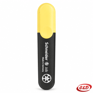 Schneider Job žuti tekst marker s kosim vrhom 1–5 mm