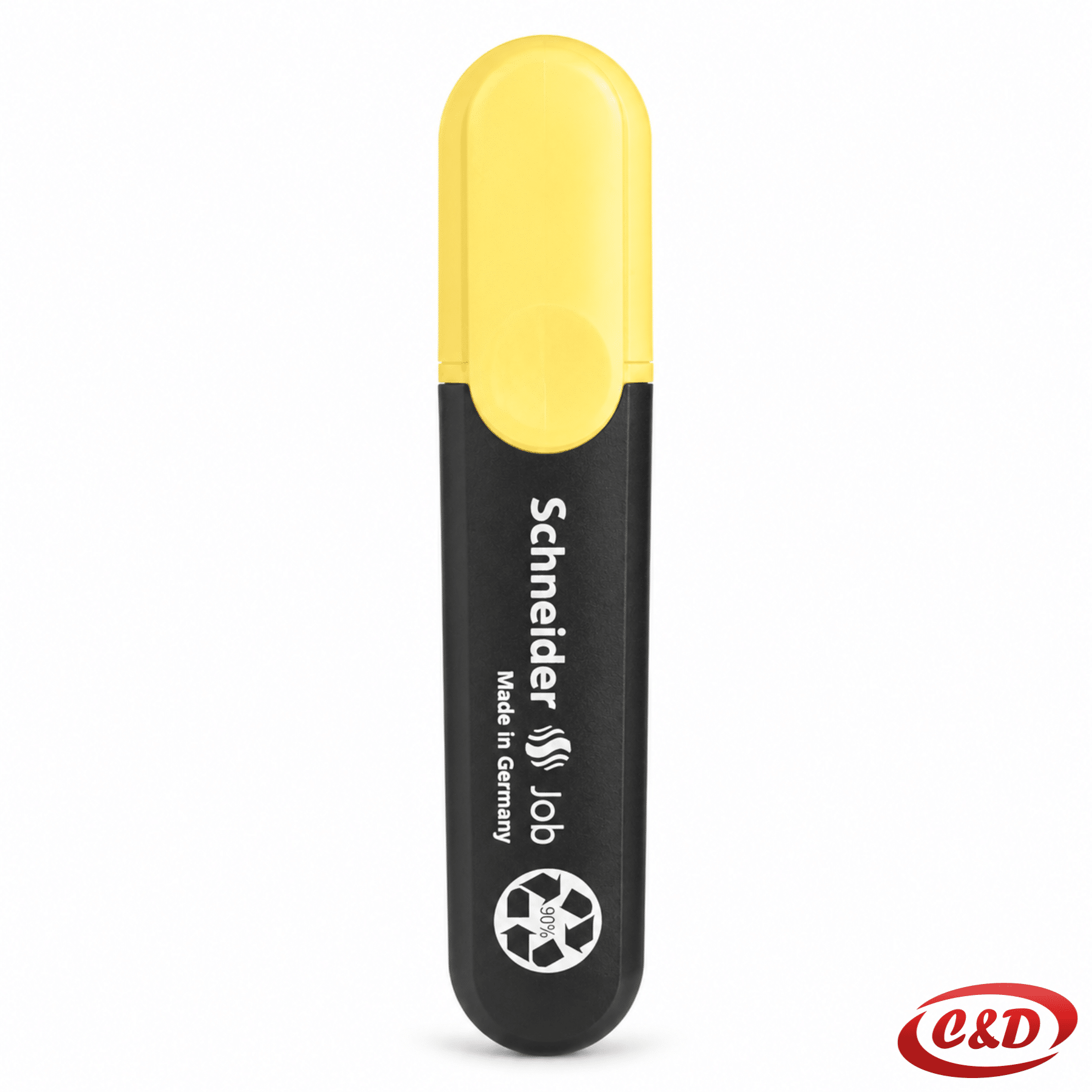 Schneider Job žuti tekst marker s kosim vrhom 1–5 mm
